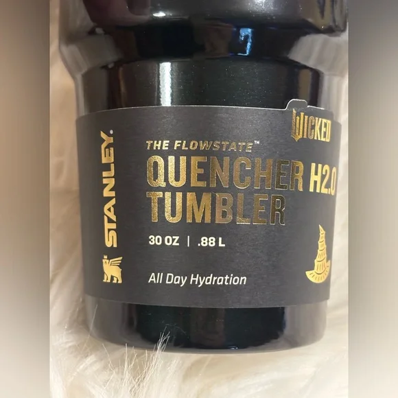 Stanley 30 oz Stainless Steel H2.0 Flowstate Quencher Tumbler Elphaba For Good - Picture 12 of 12